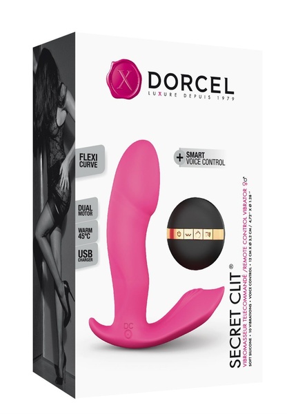 Вібратор Dorcel Secret Clit з підігрівом і пультом ДК, можна під одяг, голосове керування , SO3072 SO3072 фото