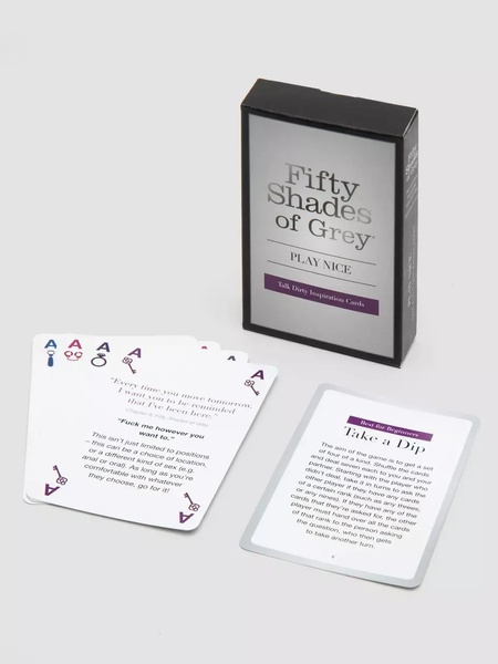 Гральні карти Fifty Shades Of Grey Play Nice Talk Dirty для прелюдії, 52 карти , FS80169