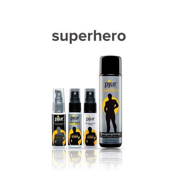 Пролонгирующий спрей pjur Superhero Spray 20 мл, впитывается в кожу, натуральные компоненты PJ10450 PJ10450 фото