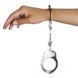 Наручники металлические Adrien Lastic Handcuffs Metallic (полицейские) Серебристый AD30400 AD30400 фото 3