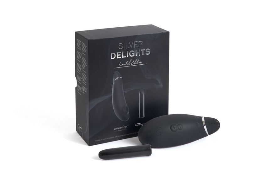 Премиальный подарочный набор Silver Delights Collection: Womanizer Premium и We-Vibe Tango SO8759 SO8759 фото