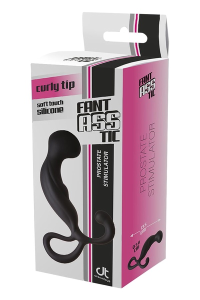 Анальна пробка, стимулятор простати FANTASSTIC PROSTATE STIMULATOR BLACK , DT22002