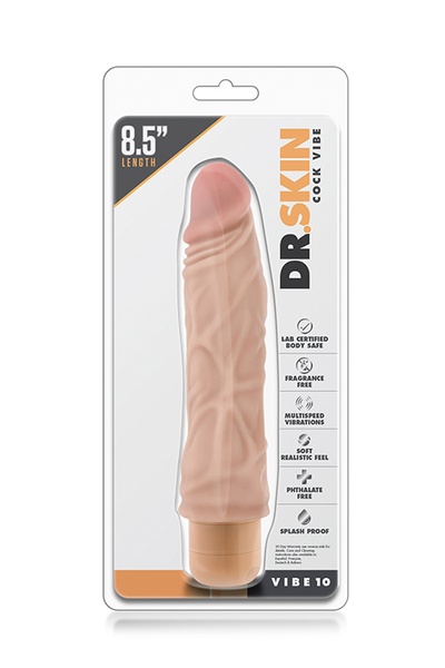 Вібратор Mr. SKIN COCK VIBE 10 , T330474