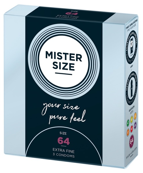 Презервативы Mister Size 64mm pack of 3 , 4137800000 4137800000 фото