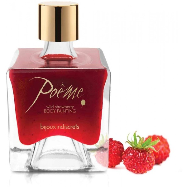 Їстівна фарба для тіла Bijoux Indiscrets Poеme - Wild Strawberry, 50г, BJ0123