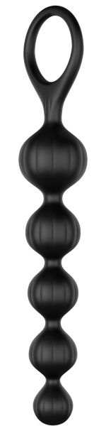 T360077 набір анальних ланцюжків SATISFYER BEADS BLACK , T360077