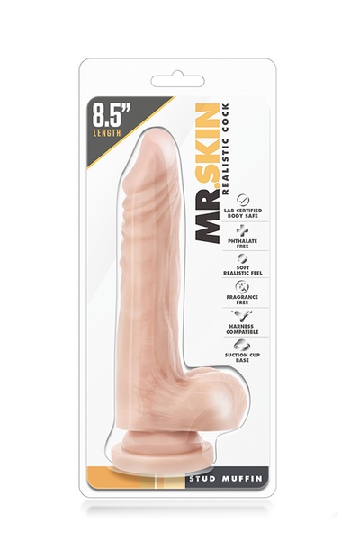 Фалоімітатор Mr. SKIN REALISTIC COCK STUD MUFFIN , T330477