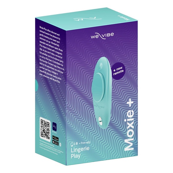 Вібратор в трусики WE-VIBE Moxie+ Aqua, W44131