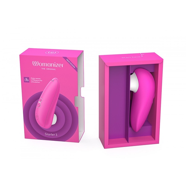 Вакуумний кліторальний стимулятор Womanizer Starlet 3 Pink , W44086