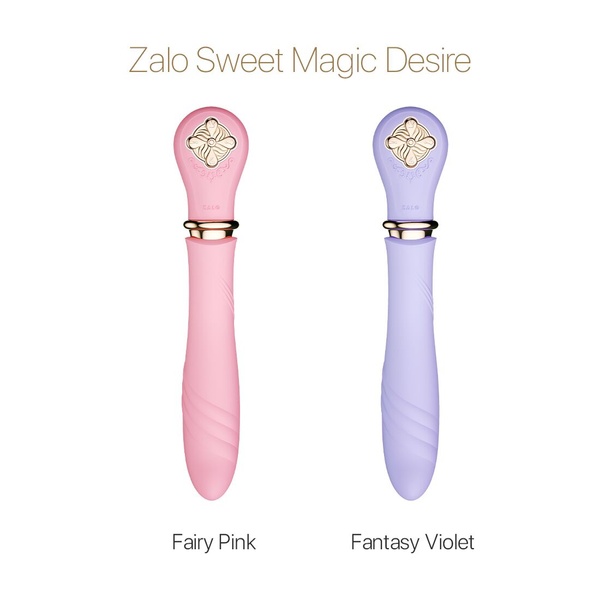 Пульсатор с подогревом Zalo Sweet Magic - Desire Fairy Pink, турбо режим SO6678 SO6678 фото