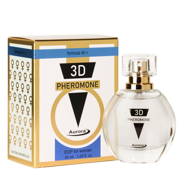 Духи із феромонами жіночі Aurora 3D Pheromone formula 45+, 30ml LMOA40526 фото