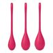 Набор йони бусин Satisfyer Yoni Power 1 Red, диаметр 2-2,5-3см, вес 22-46-74гр SO5547 SO5547 фото 2