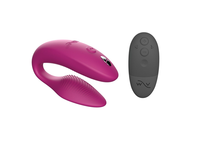 Смарт-вібратор для пар We-Vibe Sync 2 Rose, 10 віброрежимів, пульт ДК , SO8761 SO8761 фото