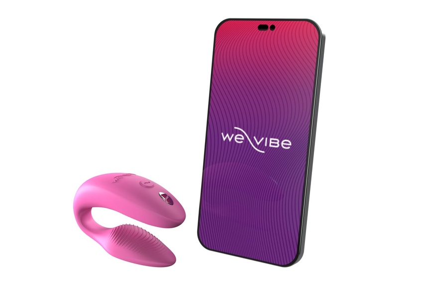 Смарт-вібратор для пар We-Vibe Sync 2 Rose, 10 віброрежимів, пульт ДК , SO8761 SO8761 фото