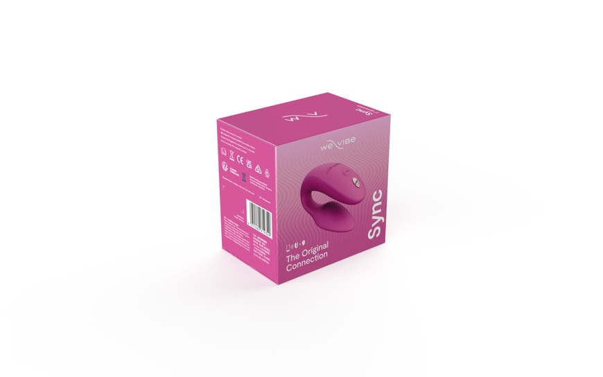 Смарт-вібратор для пар We-Vibe Sync 2 Rose, 10 віброрежимів, пульт ДК , SO8761 SO8761 фото