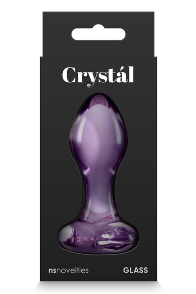 Скляна пробка NS Novelties CRYSTAL HEART PURPLE , T280933