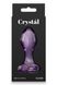 Скляна пробка NS Novelties CRYSTAL HEART PURPLE , T280933