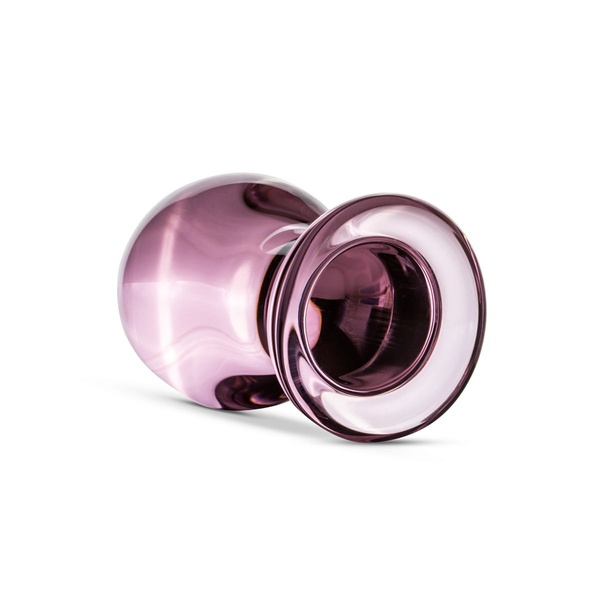 Рожева анальна пробка зі скла Gildo Pink Glass Buttplug , SO4421 SO4421 фото