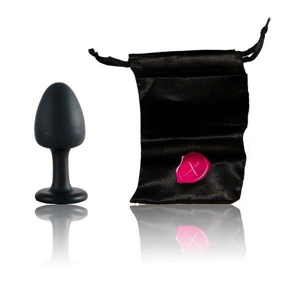 Анальная пробка Dorcel Geisha Plug Ruby M с шариком внутри, создает вибрации, макс. диаметр 3,2см Черный MD1236 MD1236 фото