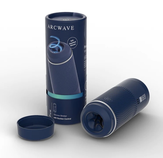 Мастурбатор премиум-класса с контролем всасывания Arcwave Pow Stroker Blue , W44120