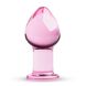 Рожева анальна пробка зі скла Gildo Pink Glass Buttplug , SO4421 SO4421 фото 1