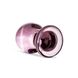 Розовая анальная пробка из стекла Gildo Pink Glass Buttplug No. 27 SO4421 SO4421 фото 2