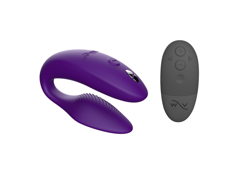 Смарт-вібратор для пар We-Vibe Sync 2 Purple, 10 віброрежимів, пульт ДК , SO8762 SO8762 фото