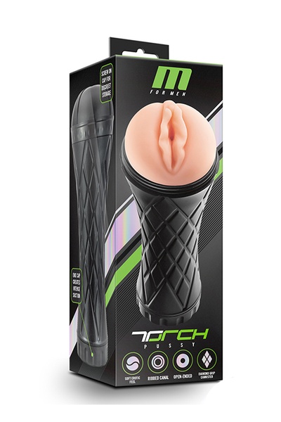 Мастурбатор в колбе вагина M FOR MEN THE TORCH PUSSY VANILLA , T331090