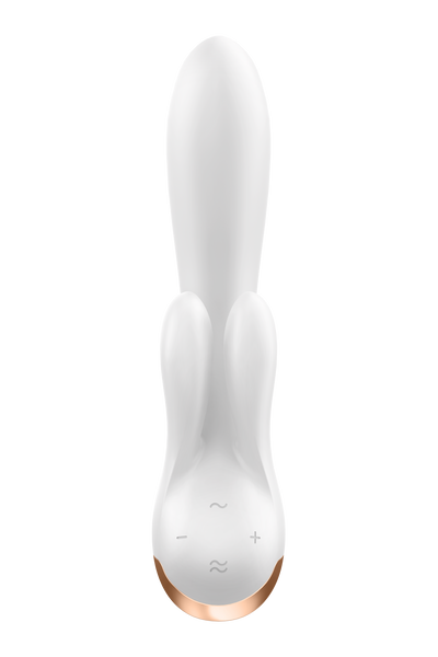 Двойной смарт вибратор SATISFYER DOUBLE FLEX WHITE , T360386