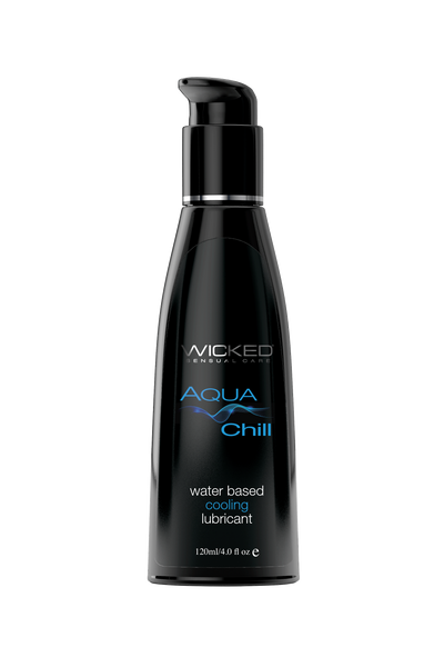 Охолоджуючий лубрикант на водній основі WICKED AQUA CHILL 120ML, T252054