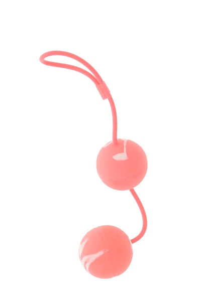 Вагінальні кульки Marbelized DUO BALLS, PINK LMODT50504 фото