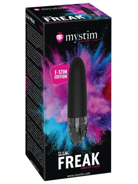 Вибратор с Электростимуляцией Mystim Sleak Freak E-Stim , E33856