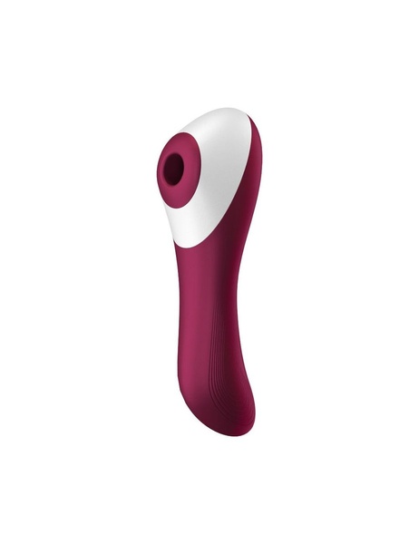 Вакуумний стимулятор із вібрацією Satisfyer Dual Crush Wine Red , SO6088 SO6088 фото