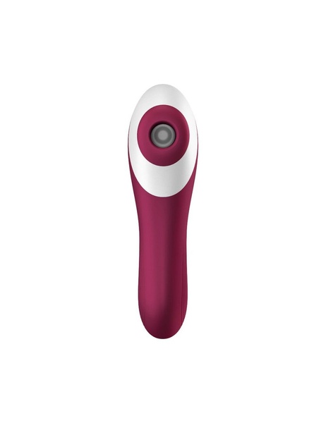 Вакуумний стимулятор із вібрацією Satisfyer Dual Crush Wine Red , SO6088 SO6088 фото