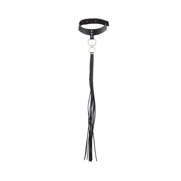 Чокер Bijoux Indiscrets MAZE - Tassel Chocker Black Черный SO2652 SO2652 фото