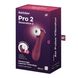 Вакуумный клиторальный стимулятор Satisfyer Pro 2 Generation 3 with Liquid Air Connect App Wine Red SO7774 SO7774 фото 6