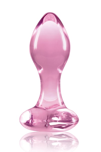 Скляна пробка NS Novelties CRYSTAL HEART PINK , T280932