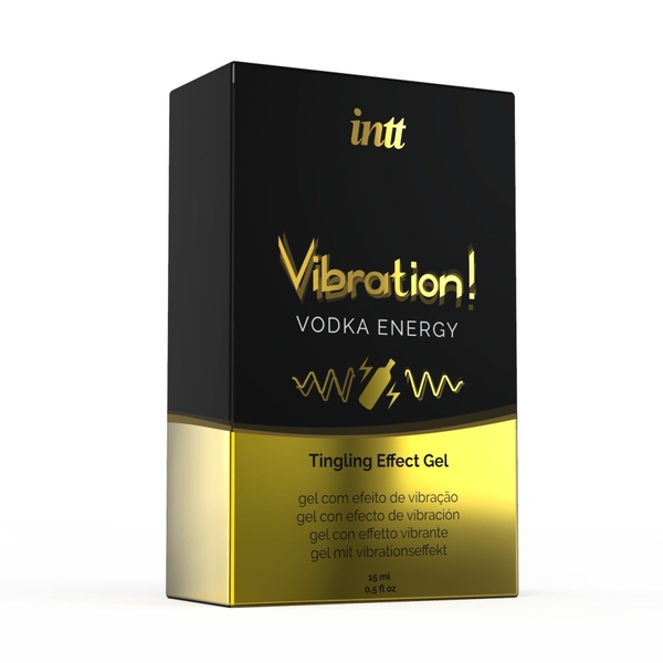 Жидкий вибратор Intt Vibration Vodka (15 мл), густой гель, очень вкусный, действует до 30 минут SO2919 SO2919 фото