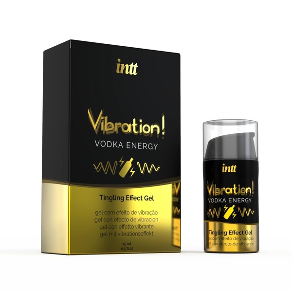 Жидкий вибратор Intt Vibration Vodka (15 мл), густой гель, очень вкусный, действует до 30 минут SO2919 SO2919 фото