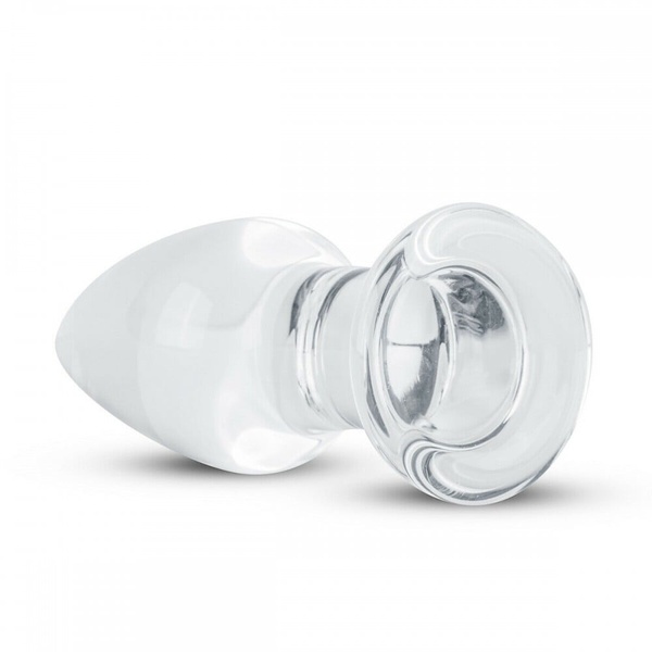 Анальная пробка из стекла Clear Glass Buttplug , 60223 / GIL523CLR