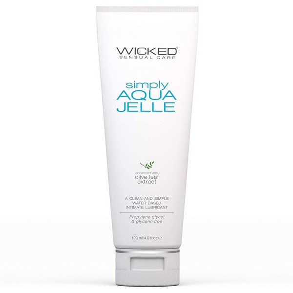 Лубрикант на водной основе WICKED SIMPLY AQUA JELLE 120ML , T252139