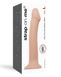 Насадка для страпона Strap-On-Me Dual Density Dildo Flesh L, диаметр 3,7см, двухслойная, гибкая Телесный SO2355 SO2355 фото 4