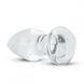 Анальная пробка из стекла Clear Glass Buttplug , 60223 / GIL523CLR