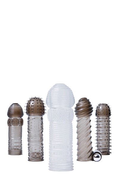 Набор насадок на член с вибрацией A&E VIBRATING PENIS SLEEVE KIT , T840084