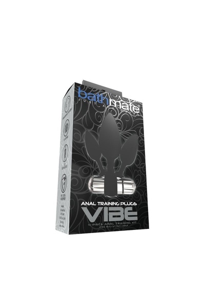 Набор анальных вибропробок Bathmate Anal Training Plugs VIBE, диаметр 2,5см - 3,1см - 3,8см SO3360 SO3360 фото