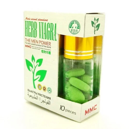 Таблетки для потенції Herb Viagra за 1 упаковку (10табл.) LMOB09262 фото