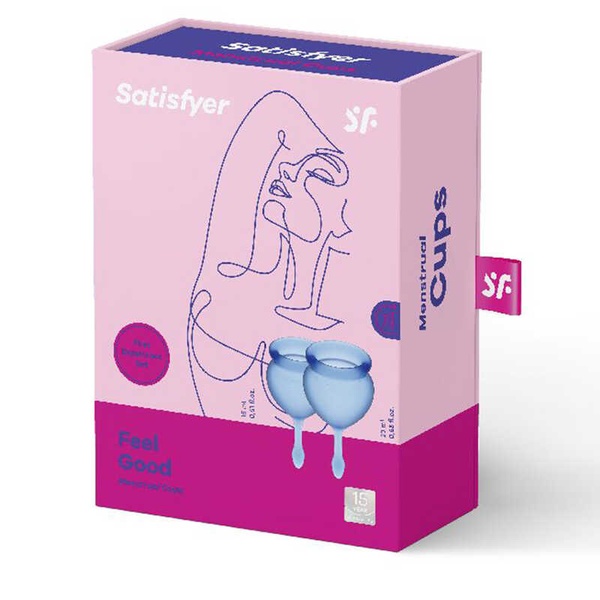 Менструальні чаші Satisfyer Feel good Menstrual Cup (dark blue), T360998