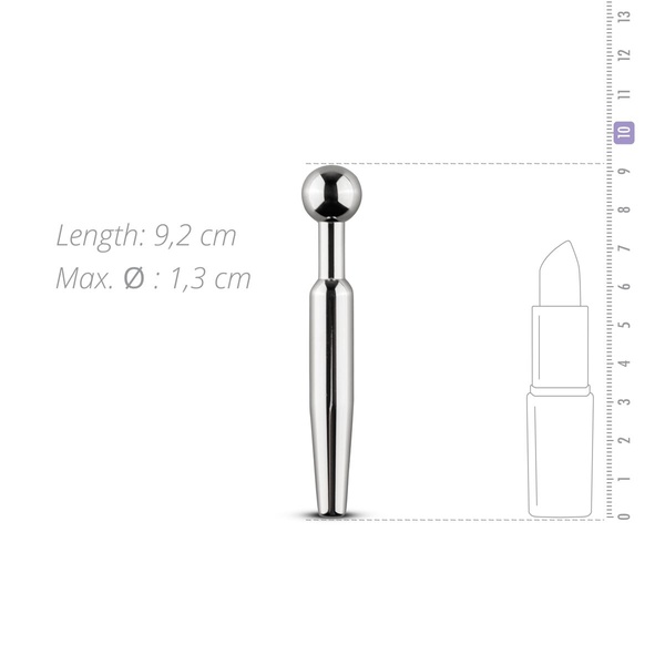 Полый уретральный стимулятор Sinner Gear Unbendable — Hollow Penis Plug, длина 7,5 см, диаметр 12 мм SO4582 SO4582 фото