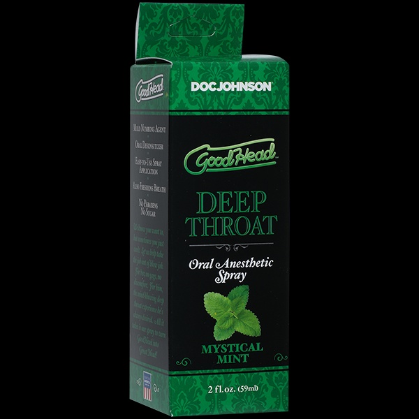 Спрей для минета Doc Johnson GoodHead DeepThroat Spray – Mystical Mint 59 мл для глубокого минета SO2799 SO2799 фото