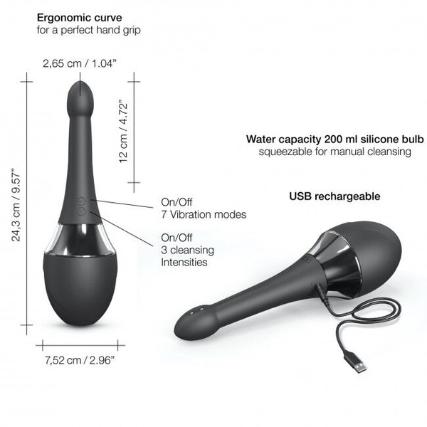 Автоматический анальный душ-вибратор Dorcel Douche Mate Pro SO5532 SO5532 фото